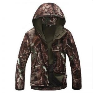 Soft Shell Hooded Military Tactical Jacket